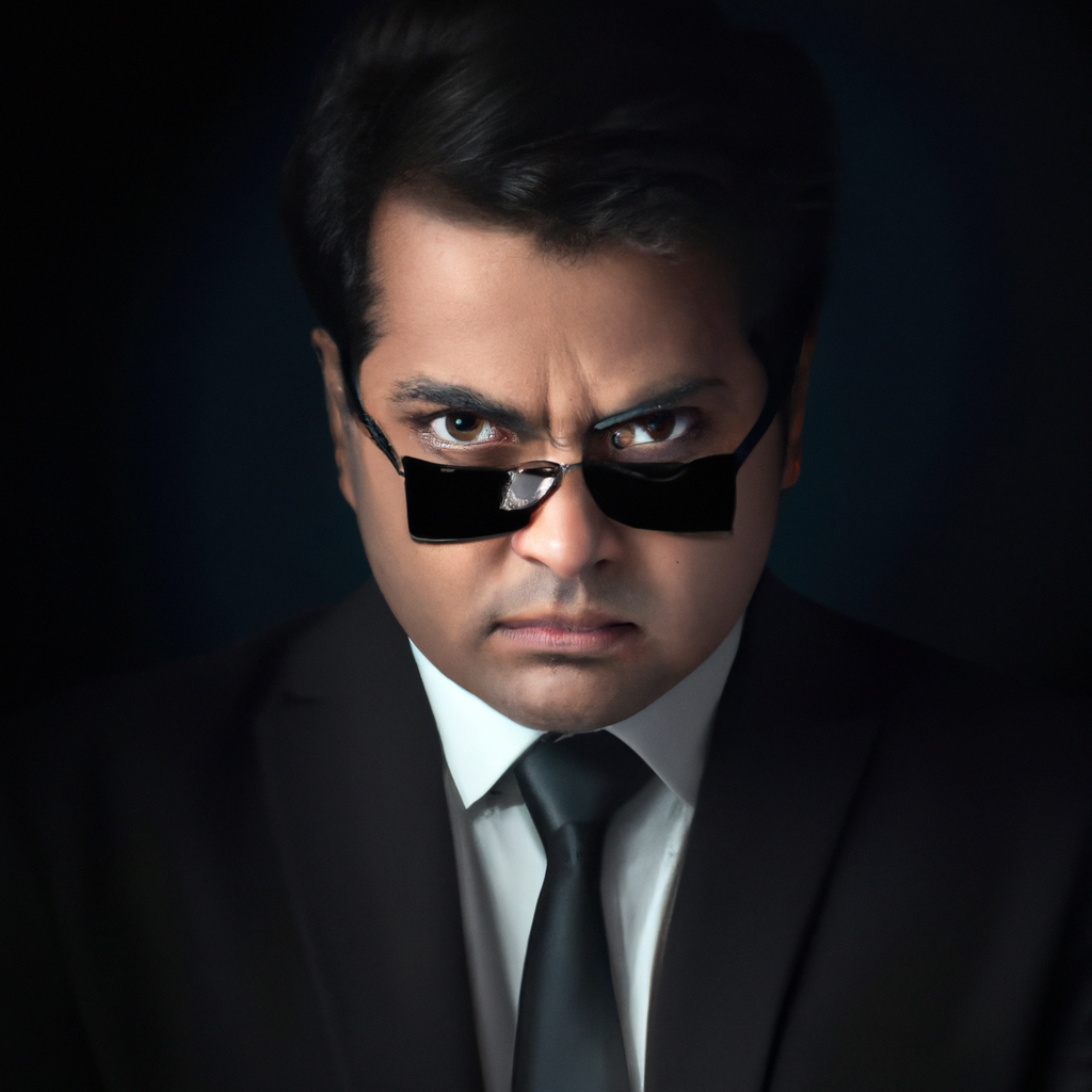 Портрет клиента — мужчина в очках, деловой стиль